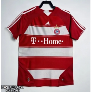 Bayern Munich 2007-2008 Retro Domácí Dres Krátký Rukáv